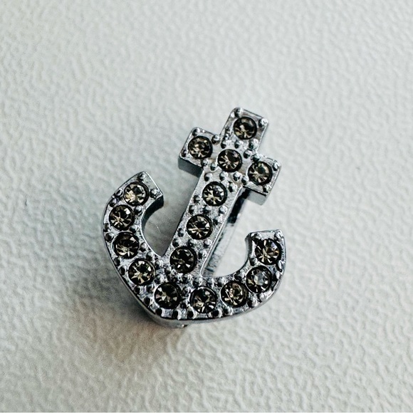 NWT Keep Collective Anchor Charm - Silver with Crystals - Picture 4 of 5